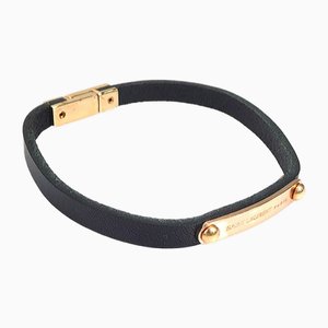 Black Leather Bracelet from Yves Saint Laurent