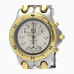 Sel Chronograph Gold Plated and Steel Watch from Tag Heuer