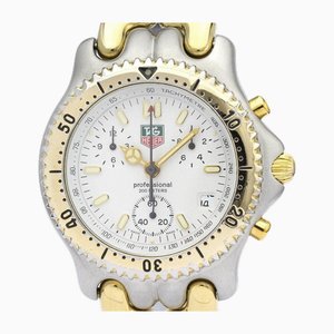 Sel Chronograph Gold Plated Steel Watch from Tag Heuer
