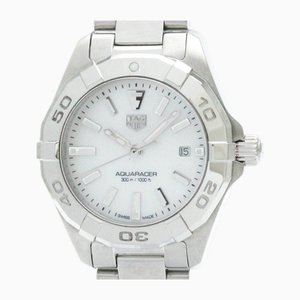 Polished Aquaracer Lady Mop Dial Watch from Tag Heuer