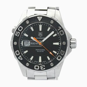 TAG HEUERPolished Aquaracer 500M Steel Quartz Mens Watch WAJ1110 BF569963