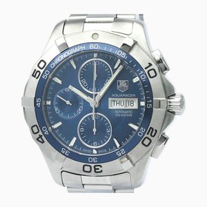 Polished Aquaracer Chronograph Automatic Mens Watch from Tag Heuer