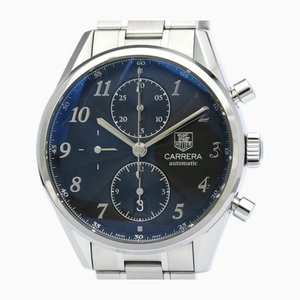 Polished Carrera Heritage Calibre 16 Steel Mens Watch from Tag Heuer