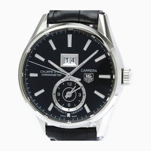 Polished Carrera Calibre 8 GMT Automatic Mens Watch from Tag Heuer