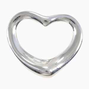 Lámpara colgante con forma de corazón abierto de plata de Tiffany & Co.