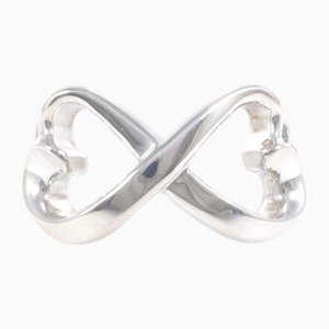 Anello in argento con doppio cuore in argento per Tiffany & Co.