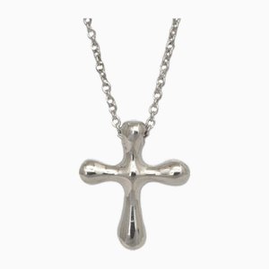 Kleine Kreuz Halskette aus Silber von Elsa Peretti für Tiffany & Co.