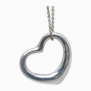 Halskette mit offenem Herz aus Silber von Tiffany & Co.