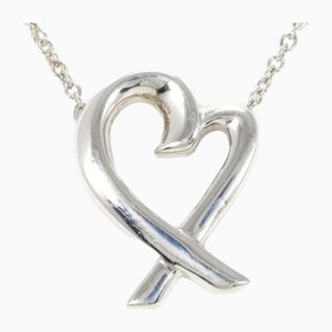Silberne Loving Heart Halskette von Tiffany & Co.