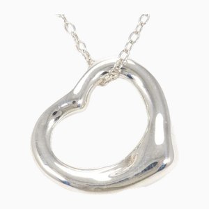 Collar con forma de corazón de plata de Tiffany & Co.