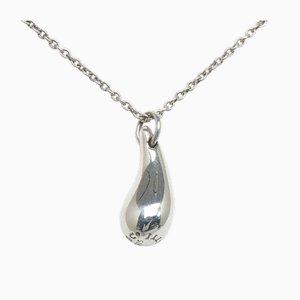 Collar en forma de lágrima de plata de Tiffany & Co.