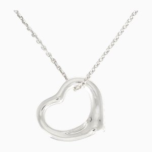 Open Heart Silver Necklace from Tiffany & Co.