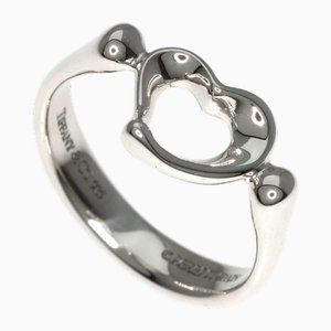Anello a cuore aperto in argento di Tiffany & Co.
