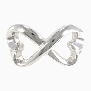 Anello con doppio cuore in argento di Tiffany & Co.