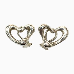 Orecchini Orecchini a cuore aperto in argento di Tiffany & Co., set di 2