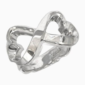 Anillo Loving Double Heart de plata de Paloma Picasso para Tiffany & Co.