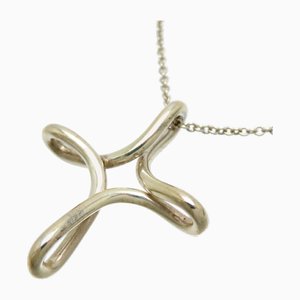 Kreuz Halskette aus Silber von Tiffany & Co.