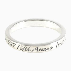 Narrow Silver Ring from Tiffany & Co.