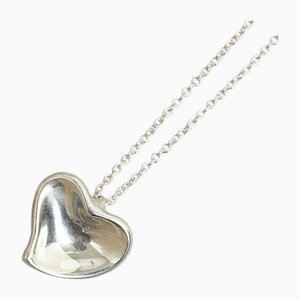 Halskette mit vollem Herz aus Silber von Tiffany & Co.