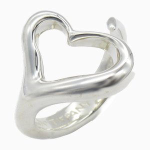 Anillo con forma de corazón de plata de Tiffany & Co.