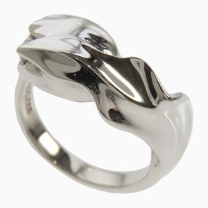 Silberner Tulip Motiv Ring von Tiffany & Co.