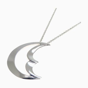 Collar TIFFANY Crescent Moon mediano de plata para mujer & Co.