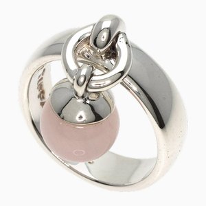 Door Knock Rose Quartz Ring in Silver from Tiffany & Co.