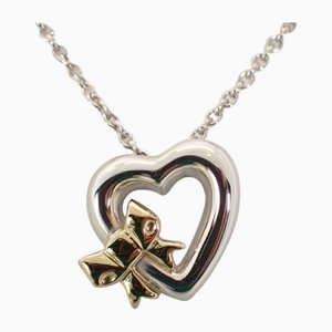 Heart Ribbon Combination Pendant Necklace from Tiffany & Co.