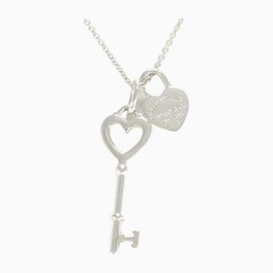Collar con llave de corazón abierto de Tiffany & Co.