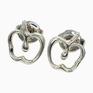 Tiffany & Co. Apple Small Earrings Silver Ladies, Set of 2