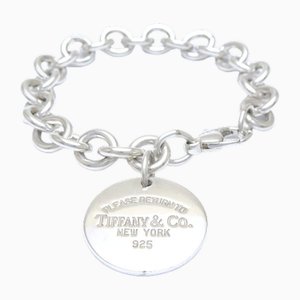 Return to Round Tag Armband in Silber von Tiffany & Co.