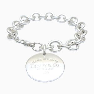 Return to Round Tag Bracelet in Silver from Tiffany & Co.