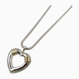 Heart Silver and Gold Necklace from Tiffany & Co.