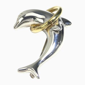 Broche con delfín en plata de Tiffany & Co.
