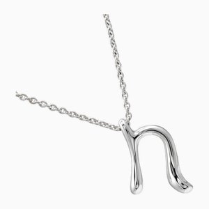 Letter N Necklace in Silver from Tiffany & Co.