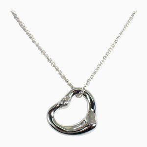 Diamond Open Heart Pendant Necklace from Tiffany & Co.