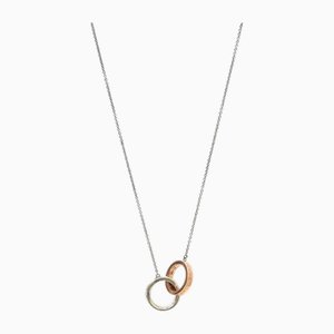 1837 Interlocking Circle Double Ring Necklace in Silver 925 & Metal from Tiffany & Co.