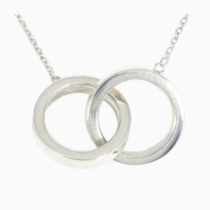 Collar de plata con círculos entrelazados de Tiffany & Co.