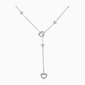 Heart Link Lariat Silver Necklace from Tiffany & Co.