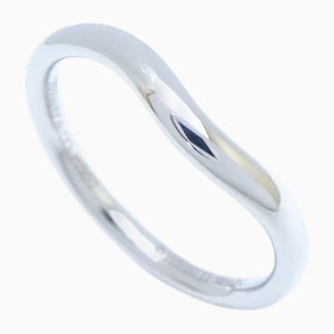 Platinum Curved Band Ring from Tiffany & Co.
