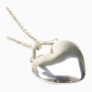 Collana con lucchetto a forma di cuore in argento di Tiffany & Co.