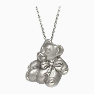Collar con oso de plata de Tiffany & Co.