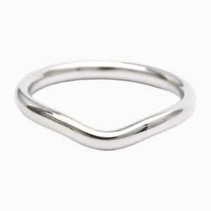 Curved Plantinum Ring from Tiffany & Co.