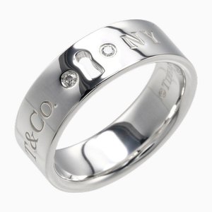Lock Ring in Silver with Diamond from Tiffany & Co.
