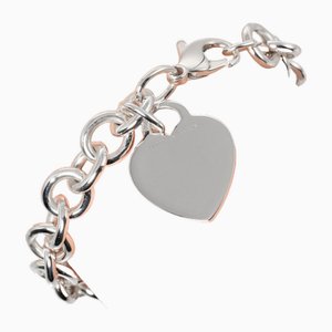 Bracciale con targhetta a forma di cuore di Tiffany & Co.