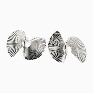 Silver Shell Earrings Tiffany & Co., Set of 2