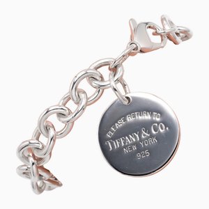 Bracelet Tag Rond Return to en Argent de Tiffany & Co.