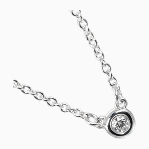 Visor Yard Necklace in Silver & Diamond from Tiffany & Co.