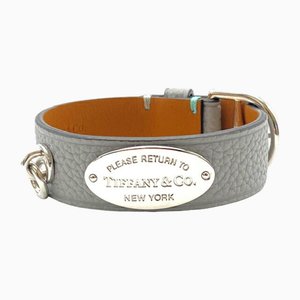 Return to Narrow Bracelet in Leather from Tiffany & Co.