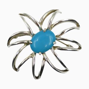 Broche TIFFANY Fireworks Argent 925 Turquoise & Co.